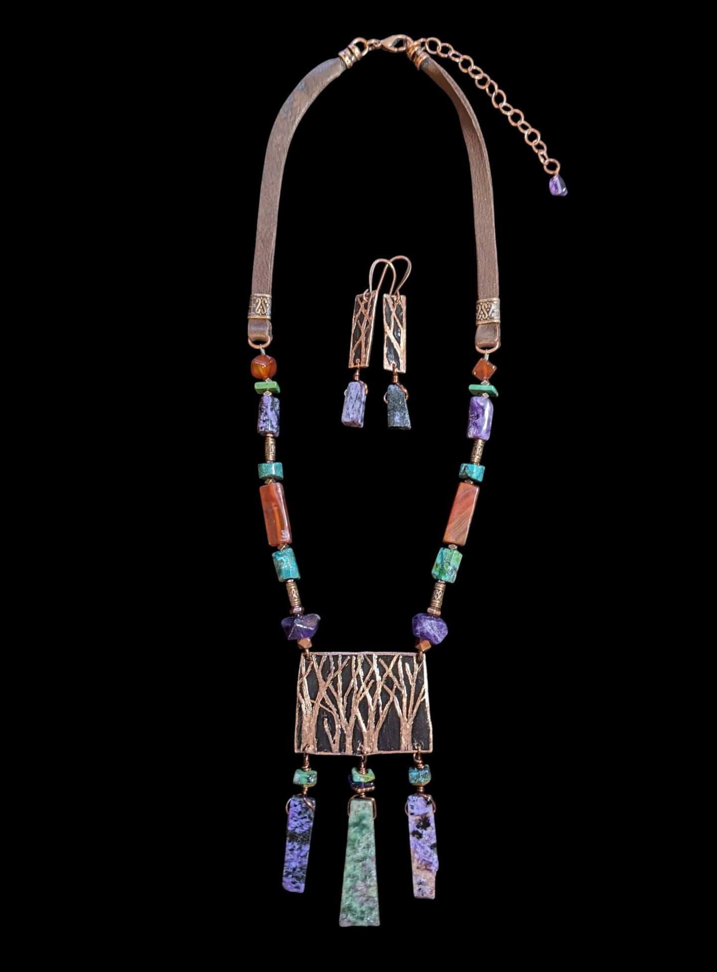 trees & mixed stones set