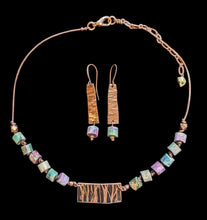 trees & ruby in zoisite set