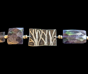 Trees & Iolite bracelet