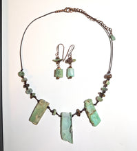 tribal chrysoprase set