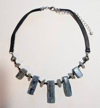 tribal kyanite & labradorite set
