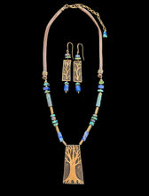 turquoise & lapis tree set