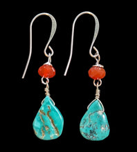 turquoise teardrop set