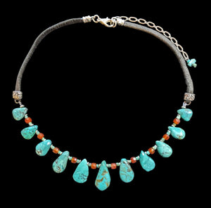 Turquoise Teardrop Set