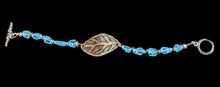 leaf & apatite bracelet