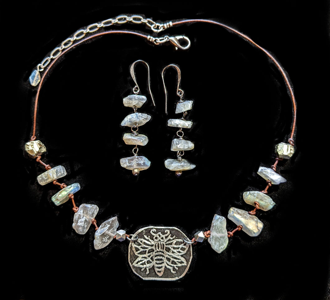 Bee & Labradorite Set - Sunroot Studio