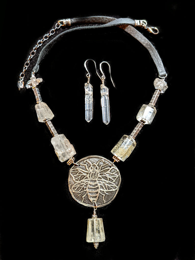 Bee & Quartz Set # 1- Sunroot Studio