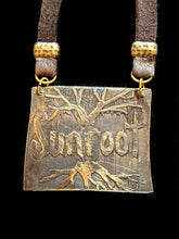brass tree pendant necklace