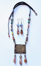 brass tribal sun necklace set - sunroot studio