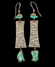 brass tree & turquoise set