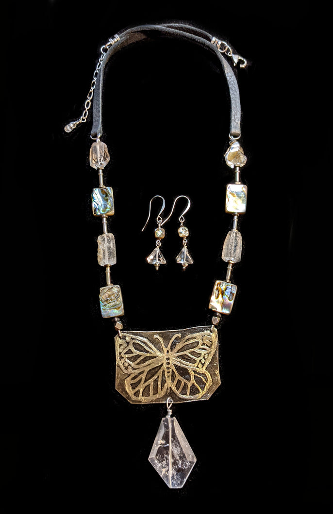 Butterfly & Quartz Set - Sunroot Studio