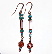 tribal turquoise & carnelian set