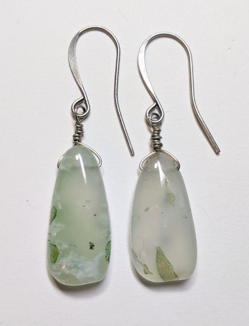 Chrysoprase Earrings - Sunroot Studio