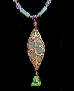 Copper Leaf & Mixed Stones Set