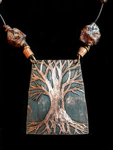 Copper Tree & Roots Set