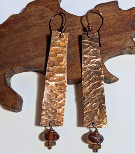Copper & Topaz Earrings