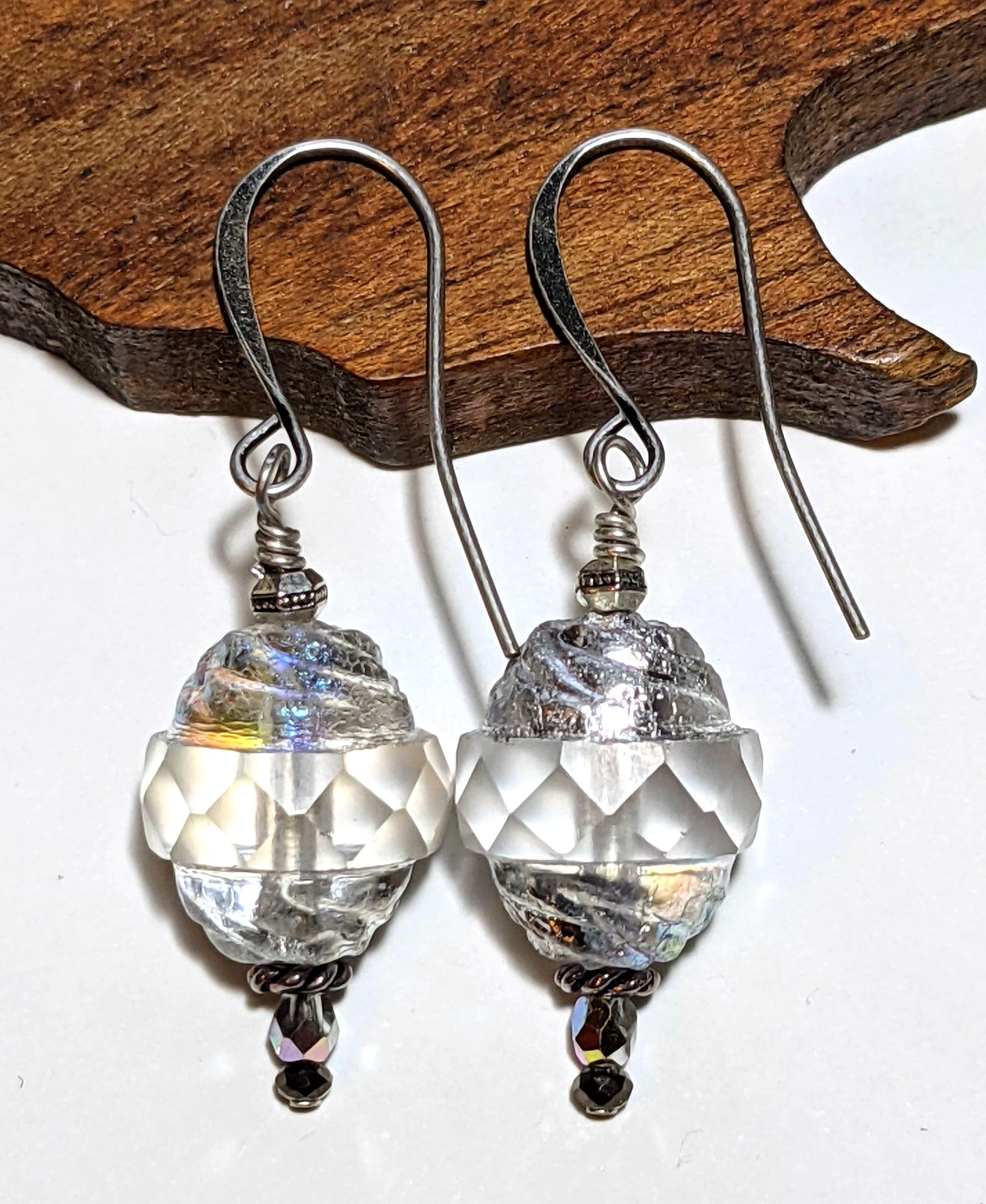 czech crystal earrings # 1