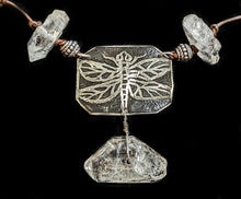dragonfly & herkimer diamond set