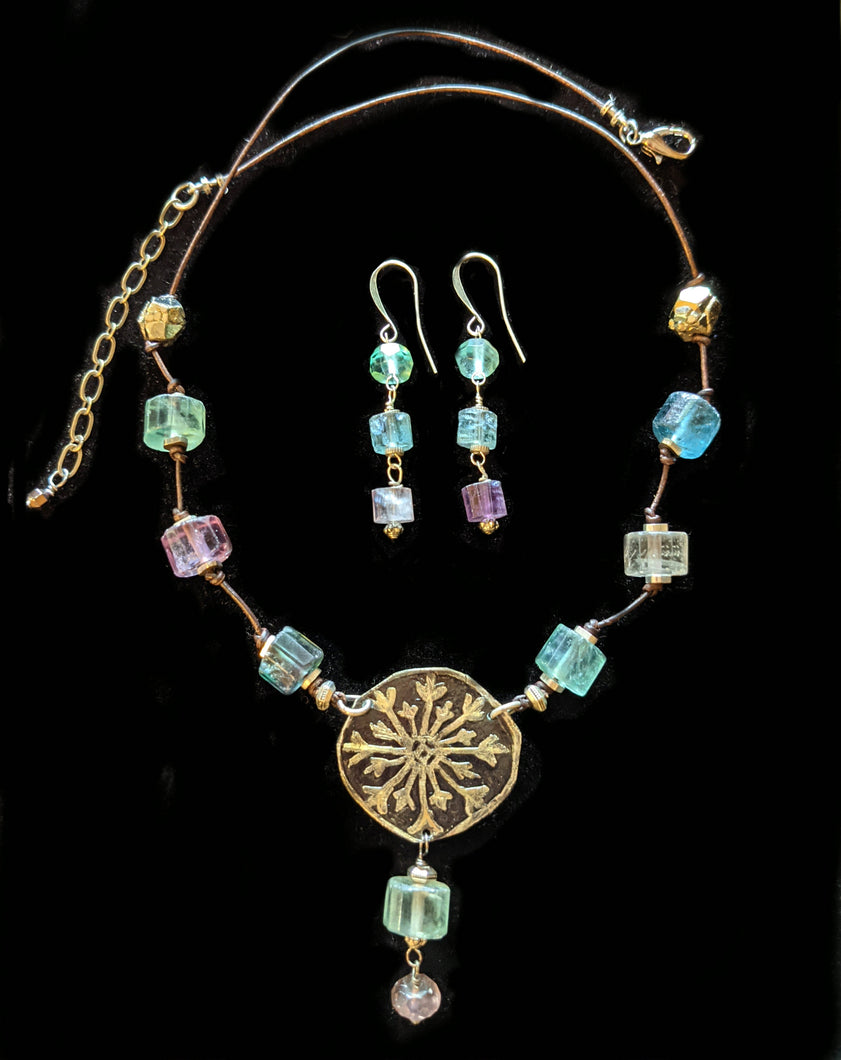 Flower & Fluorite Set - Sunroot Studio