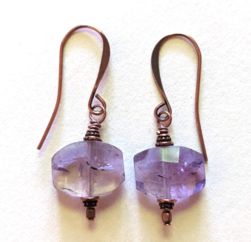 fluorite earrings - sunroot studio