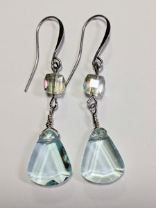 Glass & Crystal Earrings - Sunroot Studio