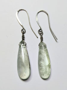 Green Amethyst & Leather Set