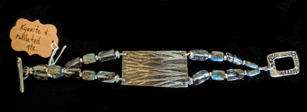 Nickel Silver Trees Bracelet - Sunroot Studio