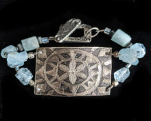 nickel silver flower mandala bracelet - sunroot studio