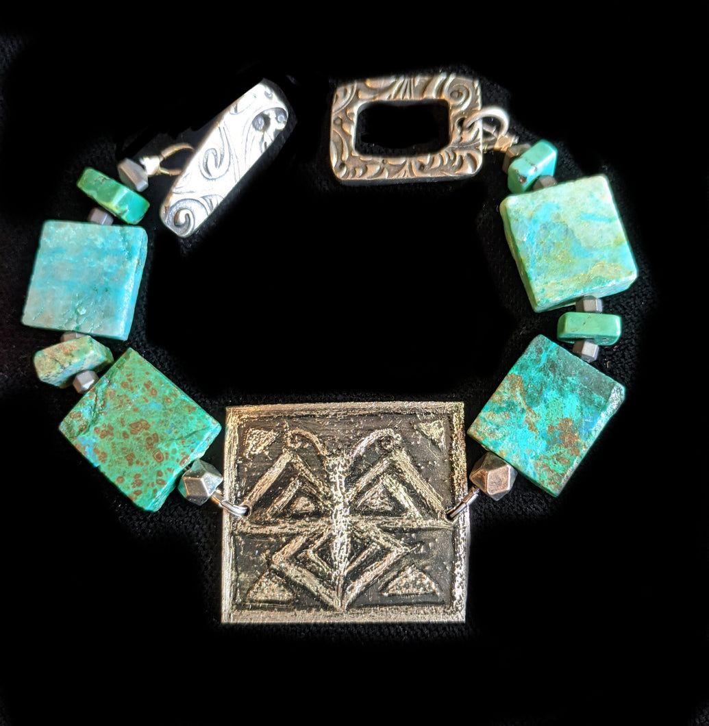 Tribal Butterfly Bracelet - Sunroot Studio