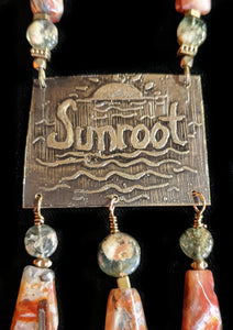 Brass Tribal Sun Set - Sunroot Studio