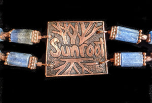 Copper Trees & Kyanite Bracelet - Sunroot Studio