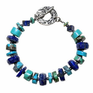 Lapis & Turquoise bracelet # 2