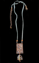 leaf & roman glass necklace - sunroot studio