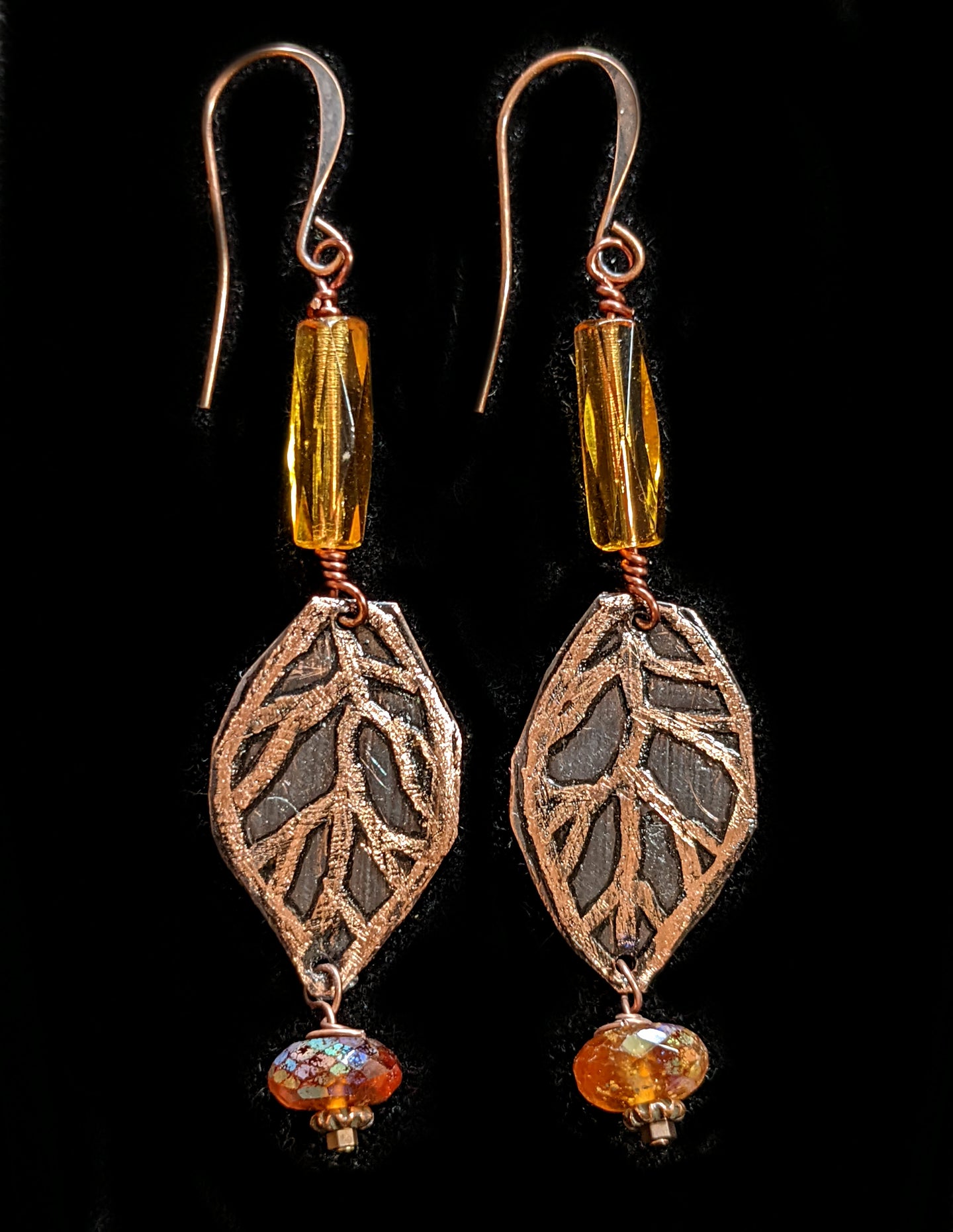 leaf & roman glass set