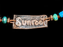 leaf & mixed stones bracelet