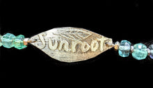 leaf & fluorite bracelet