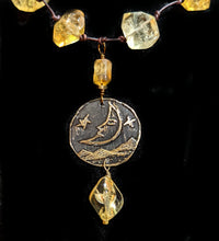 man in the moon & citrine set