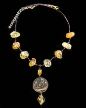 man in the moon & citrine set