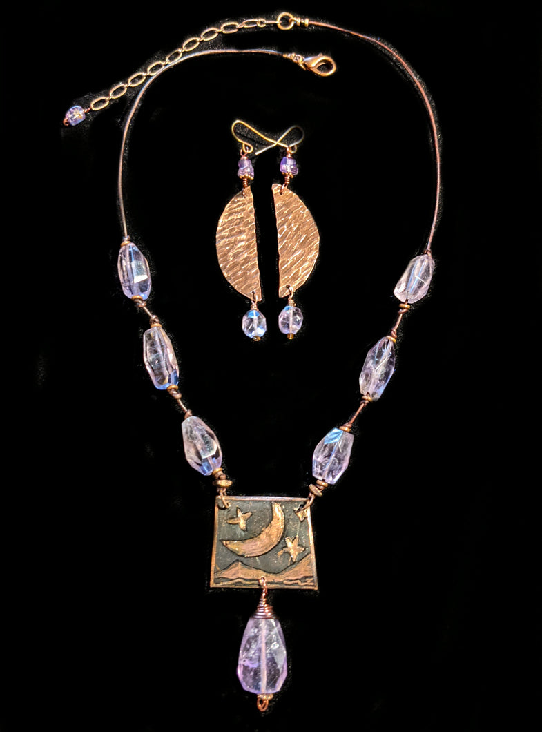 Moon & Amethyst Set - Sunroot Studio
