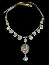 moon & quartz necklace - sunroot studio