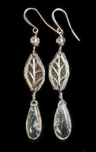 nickel silver leaf pendant set