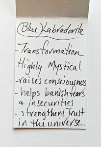 Blue Labradorite & Pearl Set