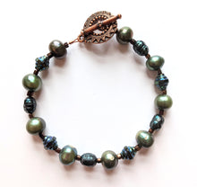 pearl & glass bracelet - sunroot studio
