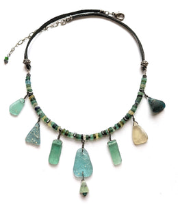 Roman Glass Necklace
