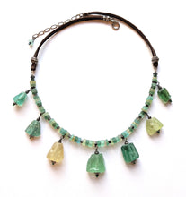 roman glass necklace - sunroot studio