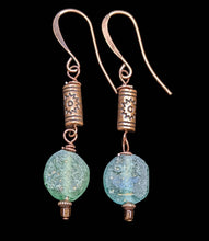 copper leaf & roman glass set