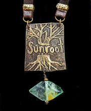 tree & fluorite necklace