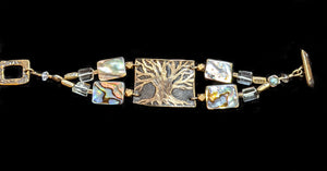 Tree & Abalone Bracelet