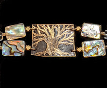tree & abalone bracelet