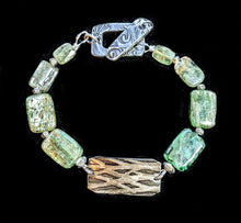 trees & green kyanite bracelet
